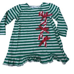 Funtasia Too Candy Cane Christmas Dress - 24 Months
